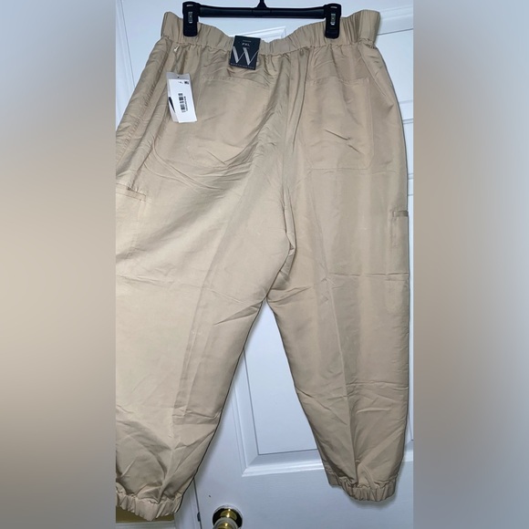 Worthington Women’s Petite Dress Jogger Pants Fresh Linen - Picture 9 of 13